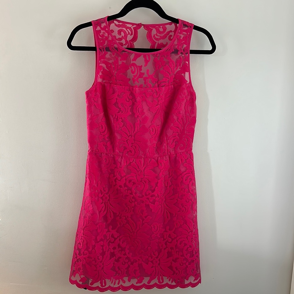 NWT Laundry by Shelli Segal Dress - Pink Lace